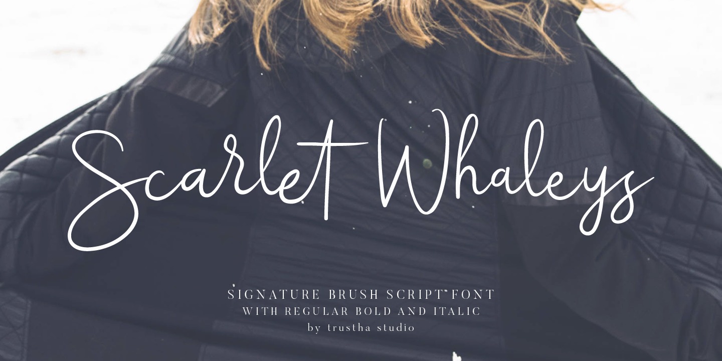 Font Scarlet Whaleys